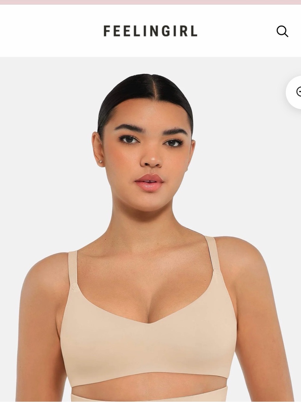 FEELINGIRL Nude Seamless Bralette brand new nwt 3xl 3x